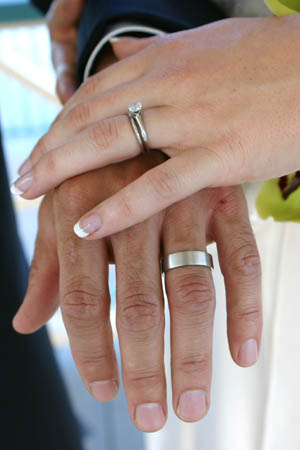 couple marriage rings wedding portrait Artist Edge Photography
